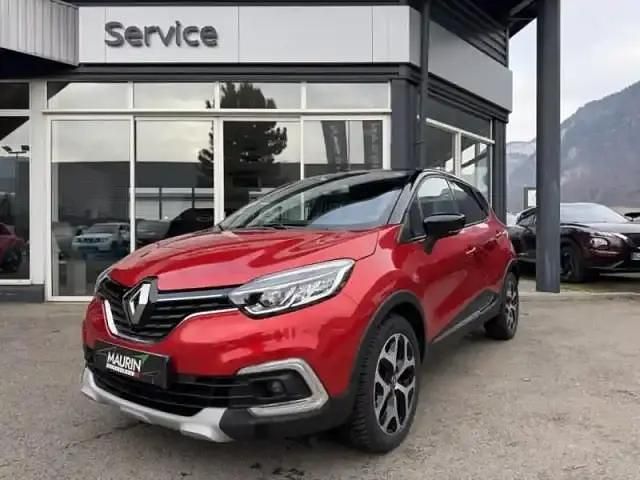 Rouge flamme/noir etoilé Occasion 2019 Renault Captur Intens SUV | 13 490 € (Prix juste) - Image 1/4