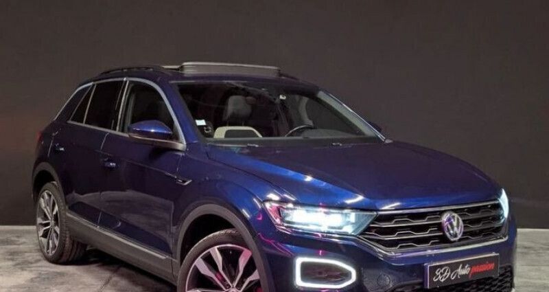 Bleu Utilisé 2019 VW T-Roc SUV | 25 990 € (Bon prix) - Image 1/4