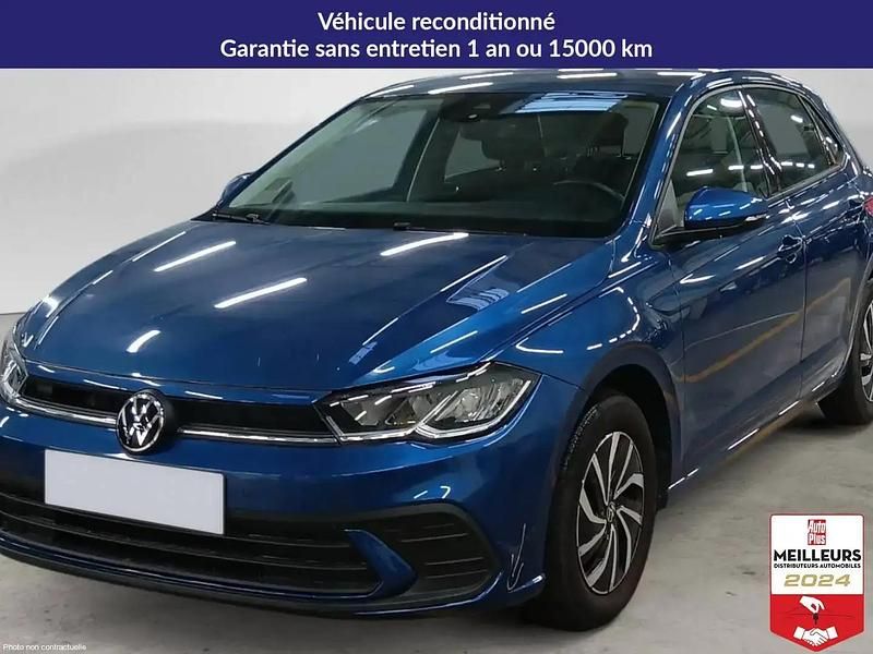 Bleu Occasion 2024 VW Polo Life Citadine | 20 950 € (Prix juste) - Image 1/4