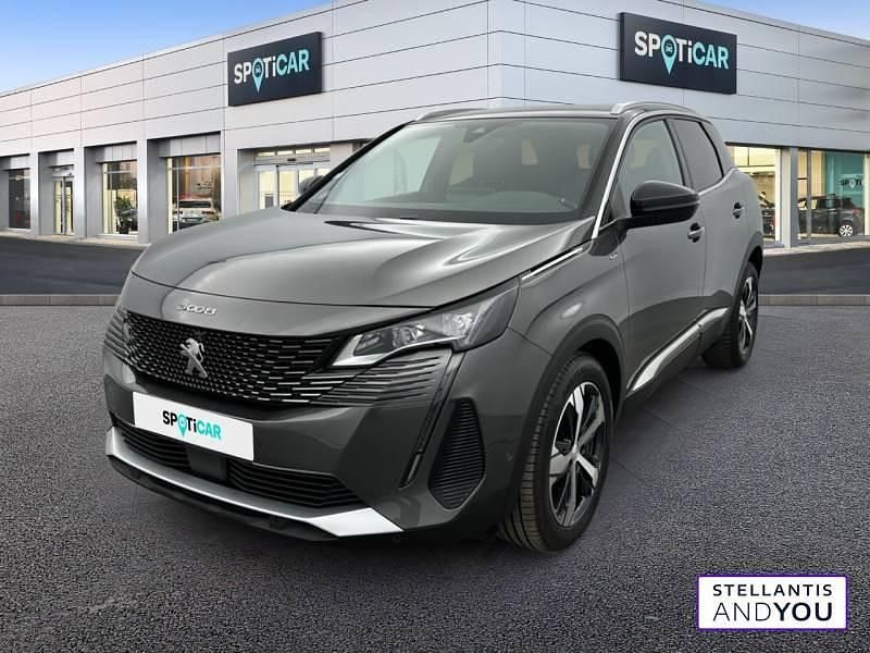 Gris Utilisé 2020 Peugeot 3008 GT | 19 990 € (Prix juste) - Image 1/4