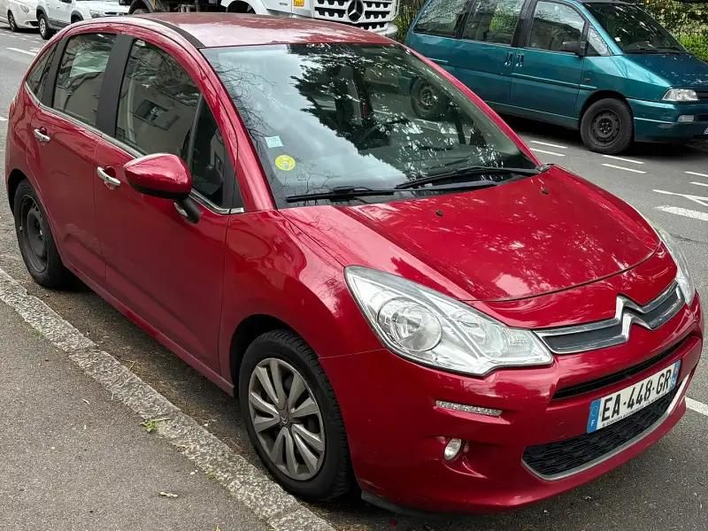 Rouge Utilisé 2015 Citroën C3 Citadine | 3 900 € (Bon prix) - Image 1/4