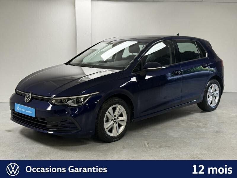 Bleu Utilisé 2021 VW Golf VIII Life Berline | 19 990 € (Bon prix) - Image 1/4