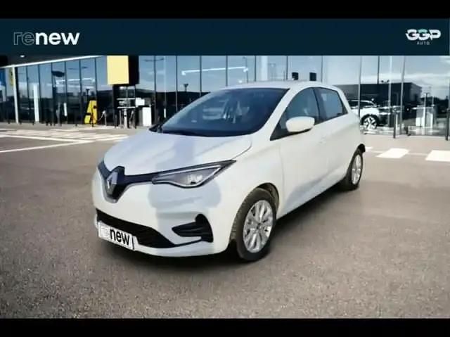 Blanc Utilisé 2020 Renault Zoe Zen Citadine | 9 699 € (Bon prix) - Image 1/4