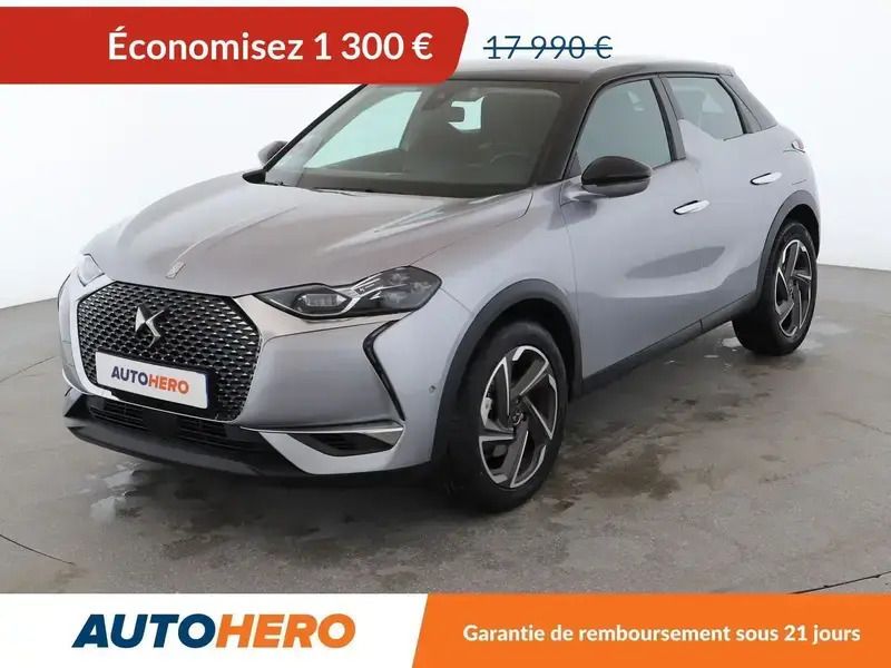 Gris Utilisé 2019 DS Automobiles DS3 Crossback Grand Chic SUV | 16 290 € (Super prix) - Image 1/2