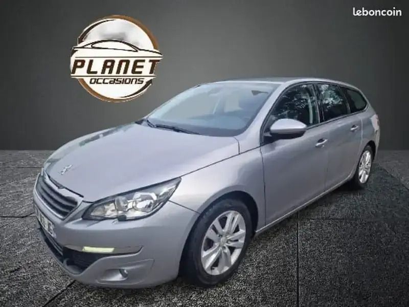 Gris Utilisé 2014 Peugeot 308 Break | 8 490 € (Prix cher) - Image 1/4