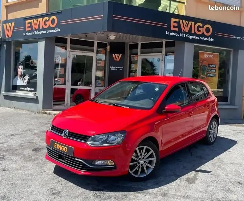 Rouge Utilisé 2016 VW Polo Advance Citadine | 10 990 € (Prix juste) - Image 1/2