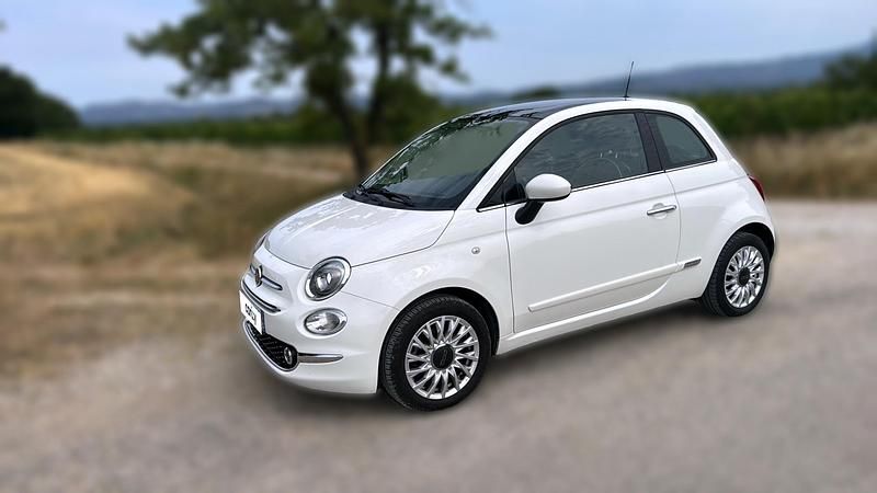 Blanc Utilisé 2019 Fiat 500 Lounge Berline | 8 890 € (Bon prix) - Image 1/4