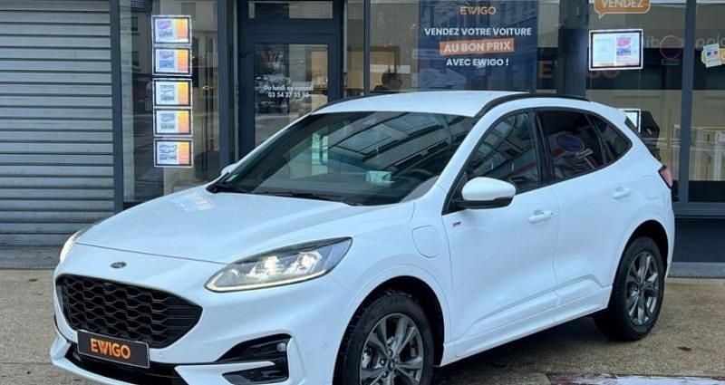 Blanc Occasion 2021 Ford Kuga ST-Line X SUV | 22 990 € (Bon prix) - Image 1/4