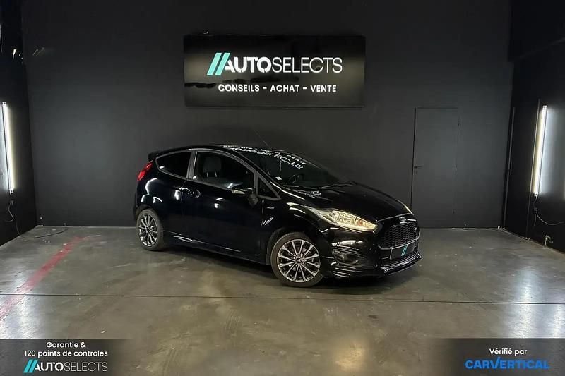 Noir Utilisé 2017 Ford Fiesta ST-Line Citadine | 10 990 € (Prix assez cher) - Image 1/4