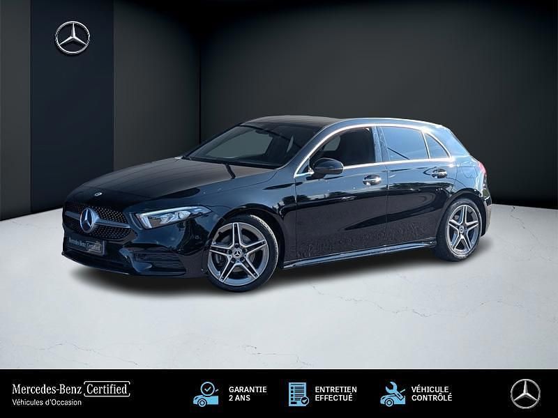 Occasion Mercedes A180 AMG line 136 ch (100 kW) 2022 Noir Berline
