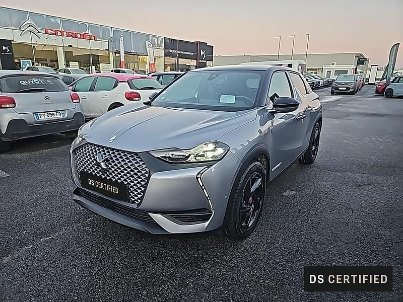 Gris Utilisé 2020 DS Automobiles DS3 Crossback E-Tense Performance Line Plus SUV | 18 490 € - Image 1/4