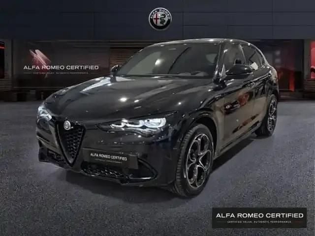 Noir vulcano métallisée Nouvelle 2025 Alfa Romeo Stelvio Veloce SUV | 64 990 € - Image 1/4