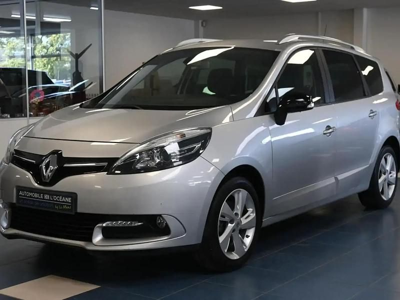Gris Utilisé 2014 Renault Grand Scénic III LIMITED Monospace | 10 498 € (Prix cher) - Image 1/4