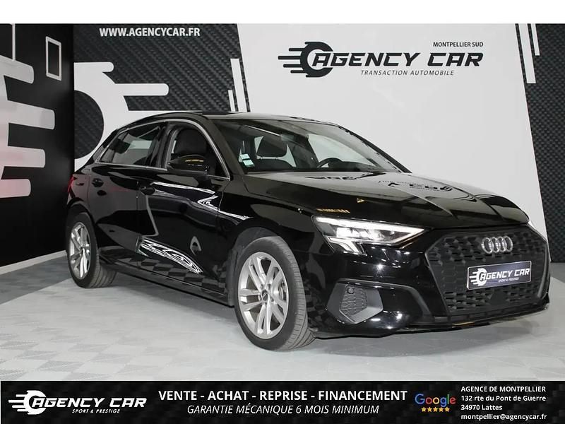 Noir Utilisé 2020 Audi A3 Sportback Business Break | 17 999 € (Prix juste) - Image 1/4