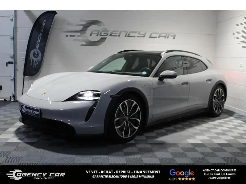 Gris Utilisé 2021 Porsche Taycan 4S Berline | 64 999 € (Prix cher) - Image 1/4
