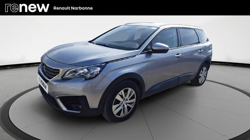 Gris Utilisé 2017 Peugeot 5008 Allure Monospace | 16 990 € (Prix juste) - Image 1/4