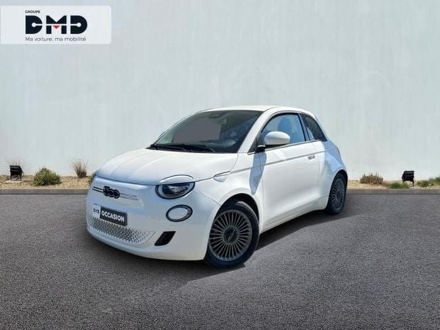 Blanc Utilisé 2023 Fiat 500e Citadine | 18 886 € (Prix juste) - Image 1/4