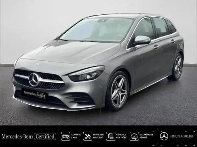 Gris montagne métallisé Utilisé 2020 Mercedes B200 AMG line Monospace | 26 890 € - Image 1/4