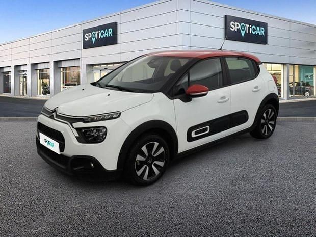Blanc Utilisé 2021 Citroën C3 PureTech Citadine | 10 500 € (Prix juste) - Image 1/4