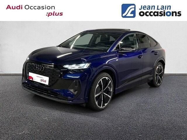 Bleu navarre métallisé Utilisé 2025 Audi Q4 Sportback e-tron S-Line SUV | 48 990 € (Prix juste) - Image 1/4