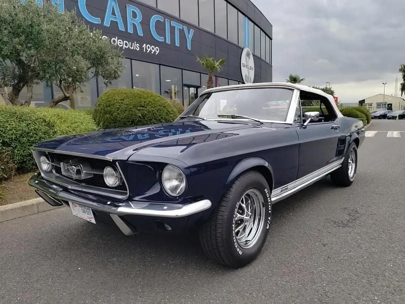 Bleu Occasion 1967 Ford Mustang Cabriolet | 98 900 € - Image 1/4