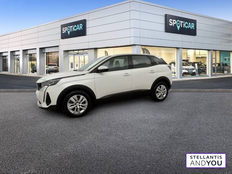 Blanc Utilisé 2021 Peugeot 3008 Business-Line | 17 990 € (Bon prix) - Image 1/4