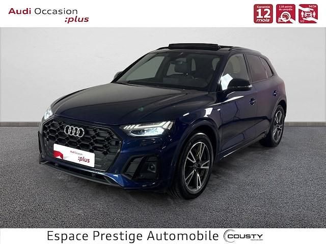Bleu navarre métallisé Occasion 2025 Audi Q5 S-Line SUV | 53 890 € (Prix juste) - Image 1/4
