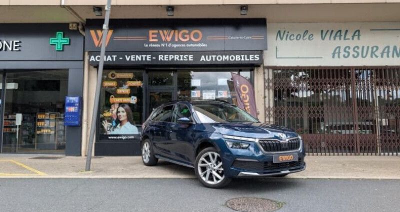 Bleu Utilisé 2021 Skoda Kamiq Style SUV | 20 500 € (Prix juste) - Image 1/4