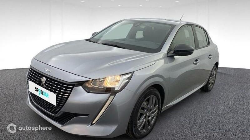 Gris Occasion 2022 Peugeot 208 Active Citadine | 12 830 € (Prix juste) - Image 1/4