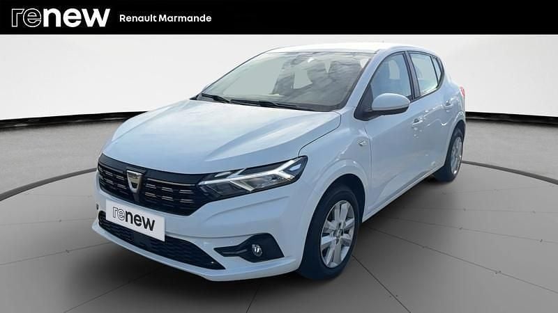 Blanc Utilisé 2022 Dacia Sandero Comfort Citadine | 12 690 € (Bon prix) - Image 1/4