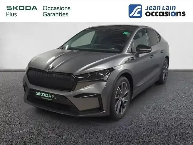 Gris Occasion 2024 Skoda Enyaq iV SportLine SUV | 40 990 € - Image 1/4
