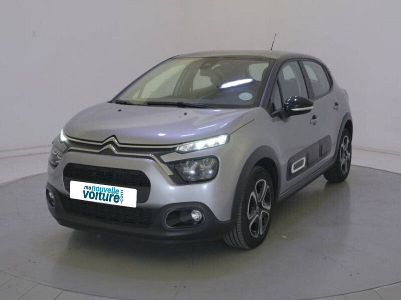 Gris Utilisé 2022 Citroën C3 PureTech Citadine | 11 990 € (Prix juste) - Image 1/4