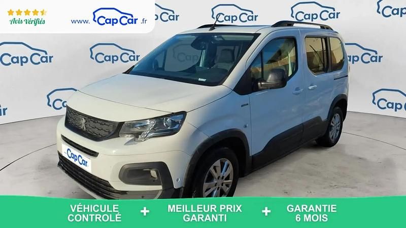 Blanc Occasion 2018 Peugeot Rifter GT-line Monospace | 18 890 € (Prix juste) - Image 1/4
