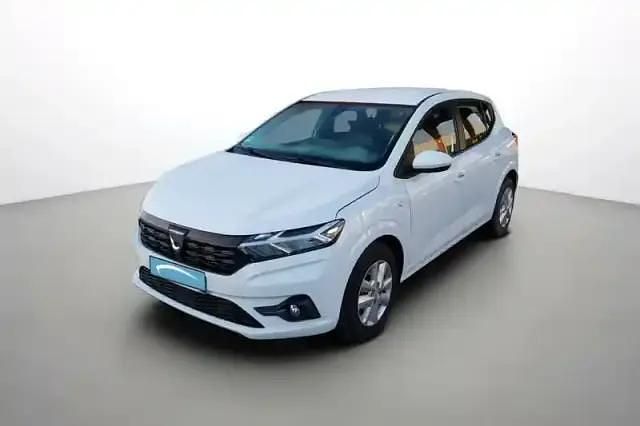 Blanc Utilisé 2022 Dacia Sandero Berline | 11 990 € (Super prix) - Image 1/4