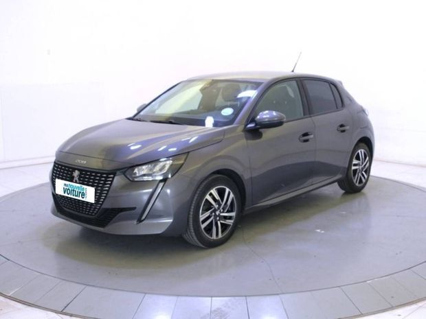 Gris Utilisé 2021 Peugeot 208 Allure Citadine | 13 490 € (Prix juste) - Image 1/4
