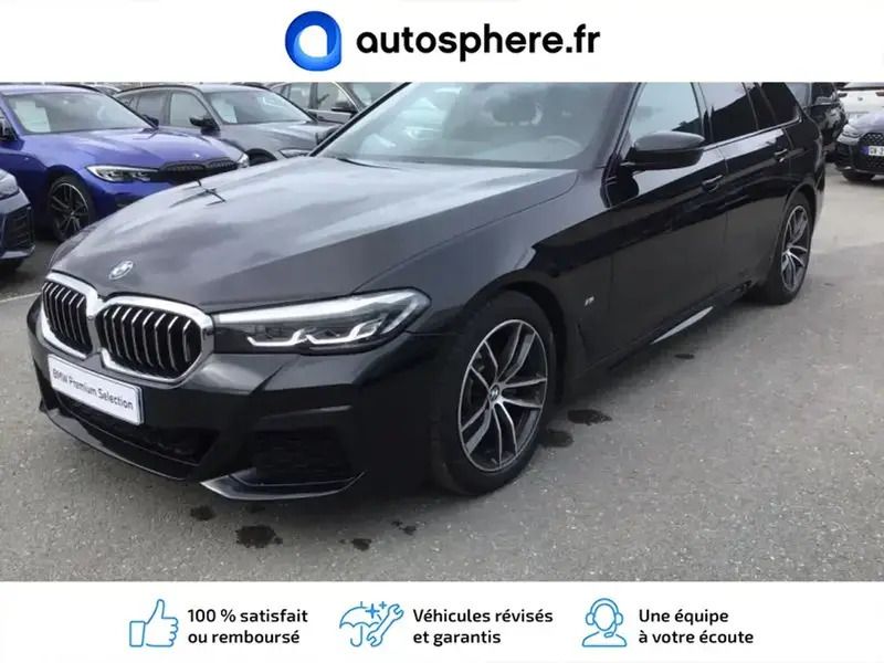 Noir Utilisé 2022 BMW 520 M Sport Break | 44 999 € (Prix assez cher) - Image 1/4