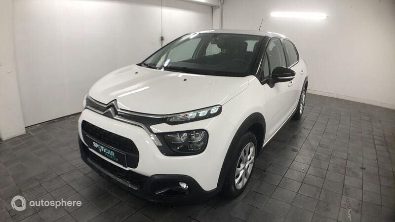 Blanc Utilisé 2023 Citroën C3 Shine Citadine | 14 499 € (Prix assez cher) - Image 1/4