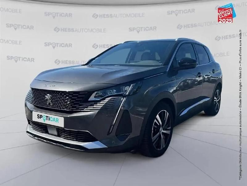 Gris Utilisé 2021 Peugeot 3008 GT SUV | 25 999 € (Prix assez cher) - Image 1/4