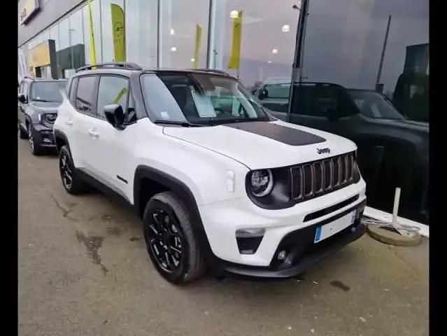 Alpine white avec toit noir Occasion 2023 Jeep Renegade SUV | 25 980 € (Bon prix) - Image 1/4