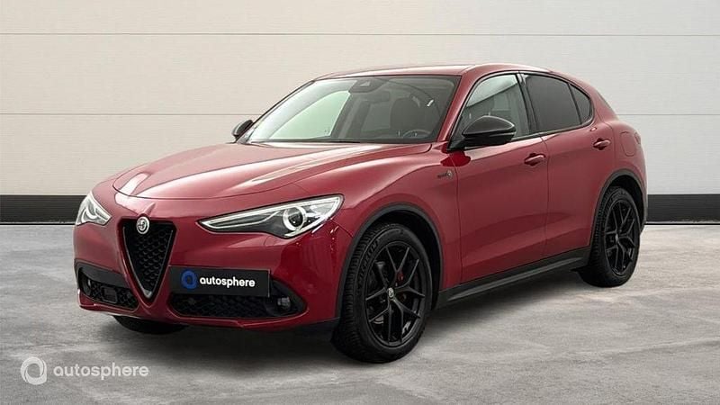Rouge Utilisé 2021 Alfa Romeo Stelvio Sprint SUV | 32 299 € (Prix juste) - Image 1/4