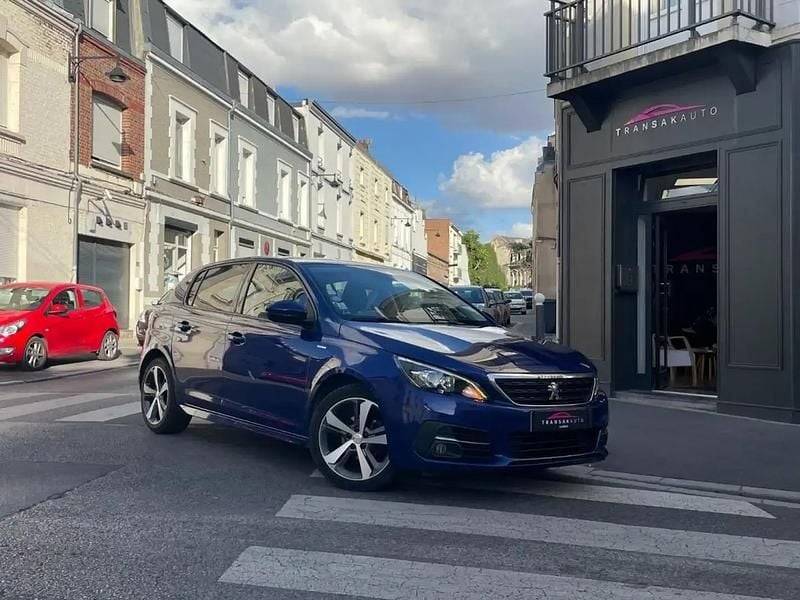 Bleu Utilisé 2019 Peugeot 308 Style Berline | 7 490 € (Super prix) - Image 1/4