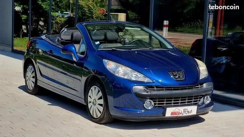 Bleu Utilisé 2008 Peugeot 207 Sport Cabriolet | 4 500 € (Bon prix) - Image 1/4