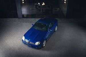 Occasion Mercedes SLK32 AMG AMG 354 ch (260 kW) 2002 Bleu Cabriolet