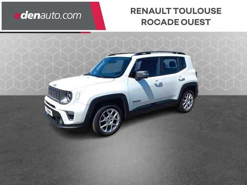 Blanc Utilisé 2020 Jeep Renegade Limited SUV | 18 490 € (Prix juste) - Image 1/4