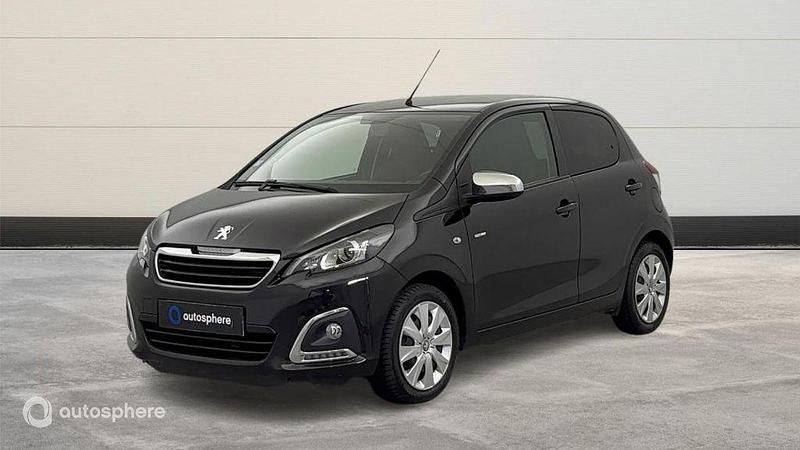 Noir Utilisé 2021 Peugeot 108 Style Citadine | 10 299 € (Prix juste) - Image 1/4