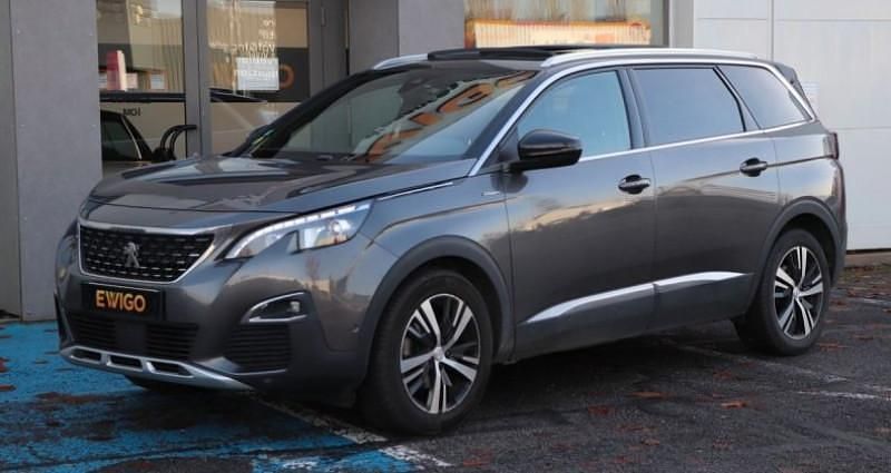 Gris Occasion 2019 Peugeot 5008 GT-line Monospace | 17 990 € - Image 1/4