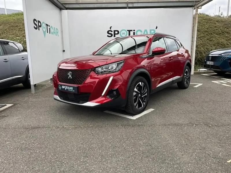 Rouge Occasion 2021 Peugeot e-2008 Allure SUV | 16 990 € (Prix juste) - Image 1/4