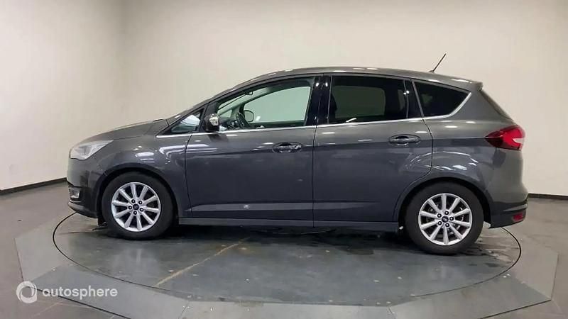 Gris Utilisé 2017 Ford C-MAX Titanium Monospace | 10 499 € (Bon prix) - Image 1/4