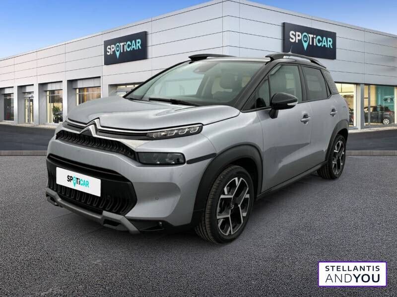 Gris Utilisé 2021 Citroën C3 Aircross PureTech SUV | 13 290 € (Prix juste) - Image 1/4