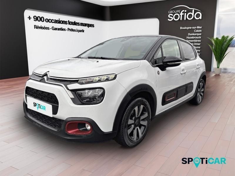 Noir Utilisé 2020 Citroën C3 PureTech Citadine | 10 990 € (Prix juste) - Image 1/3